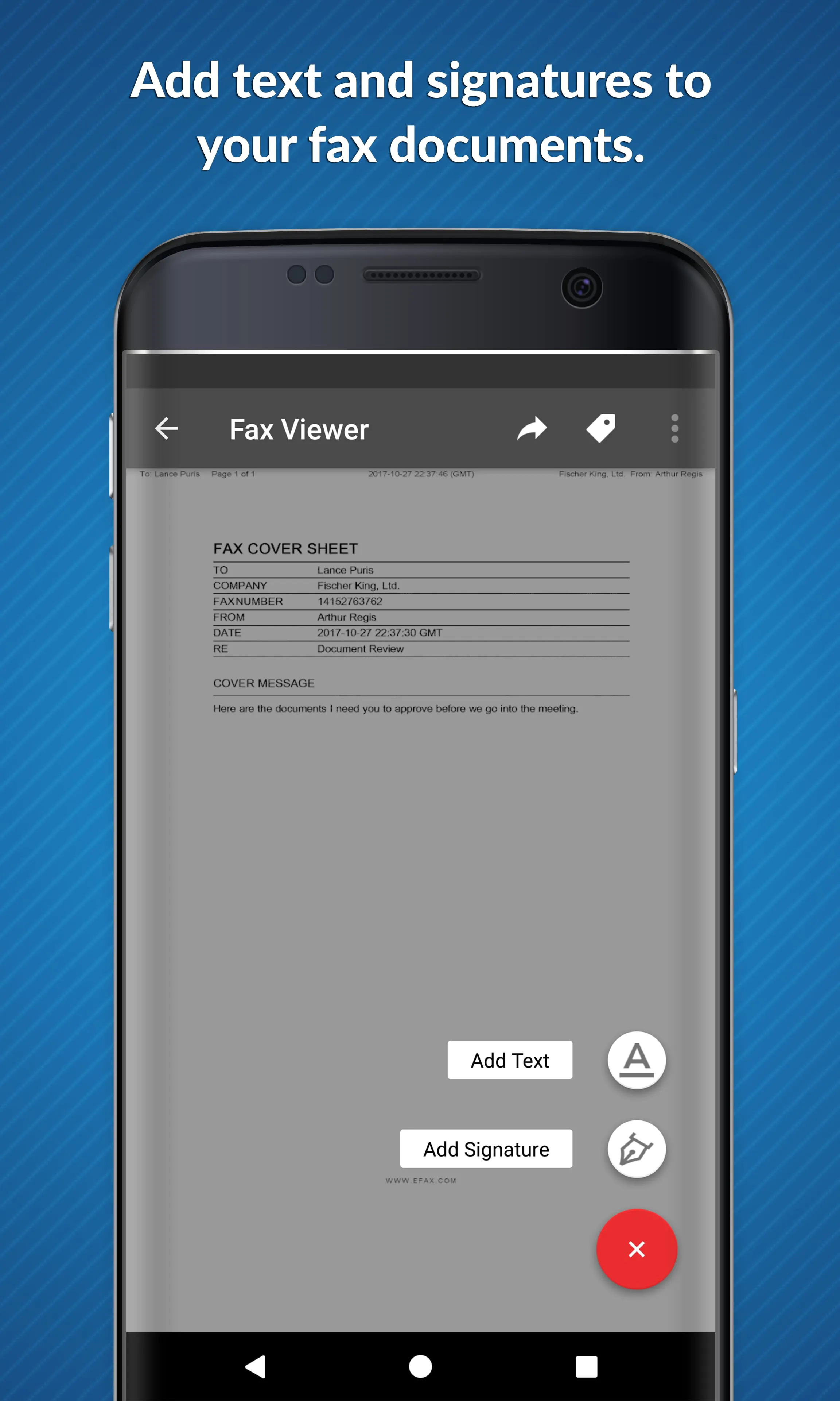 eFax App - Fax from Phone