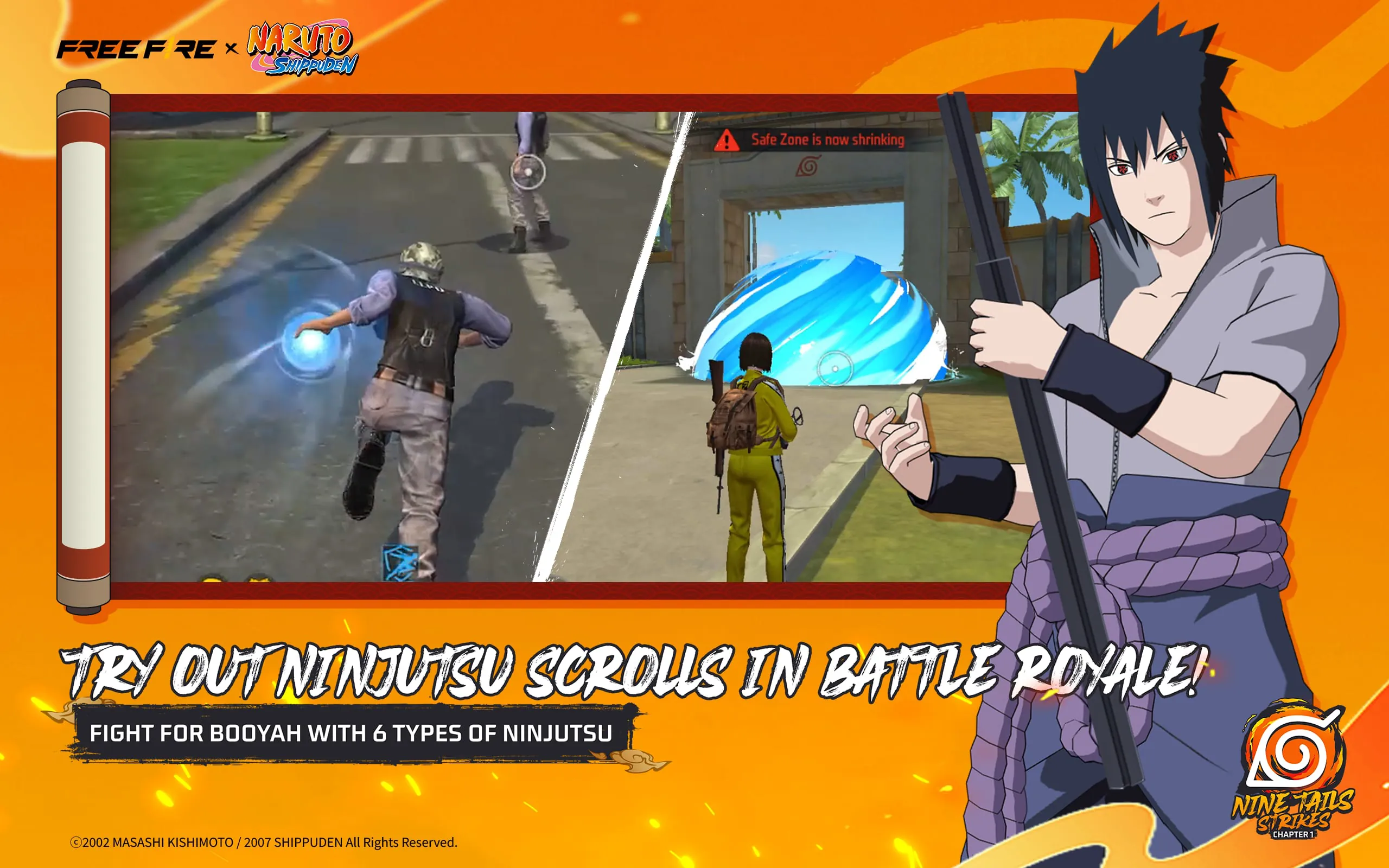Free Fire x NARUTO SHIPPUDEN