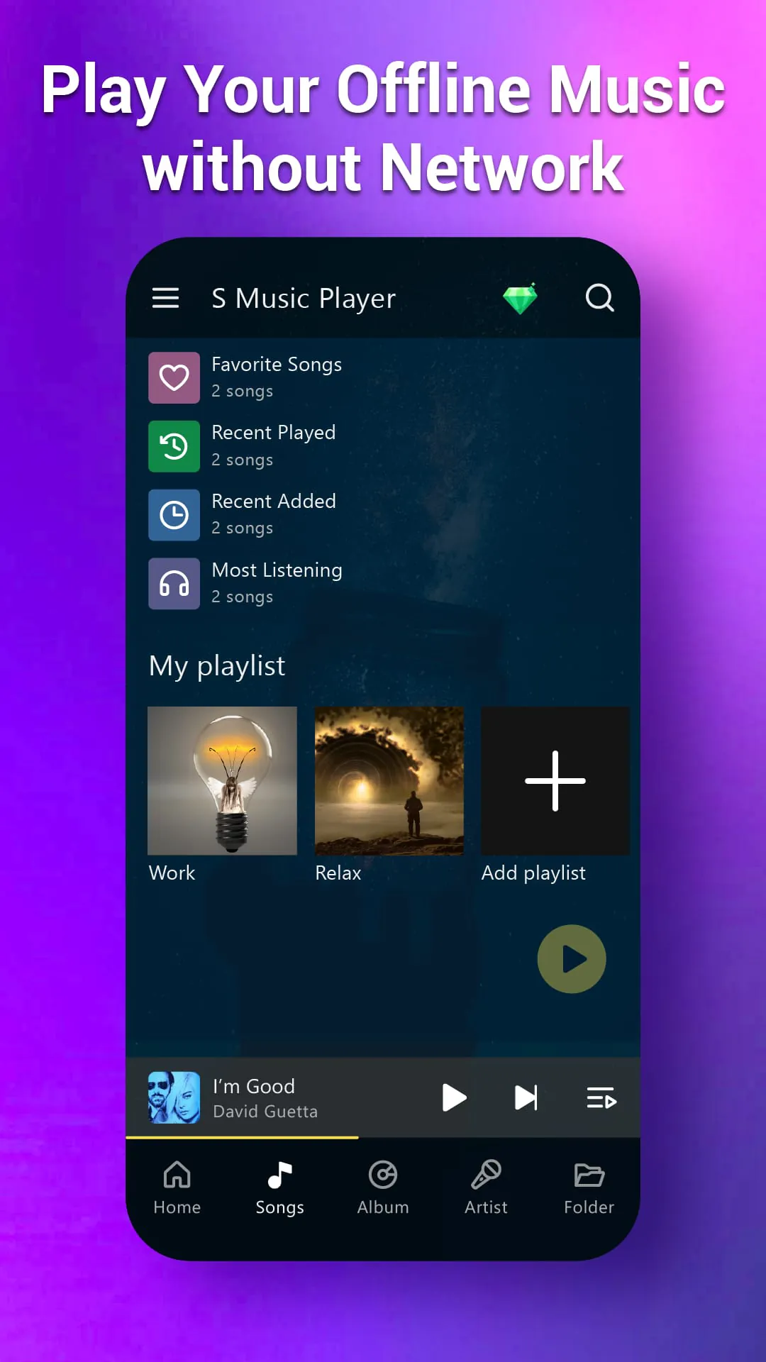 S Music Player - MP3 Player