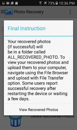 Photo Recovery