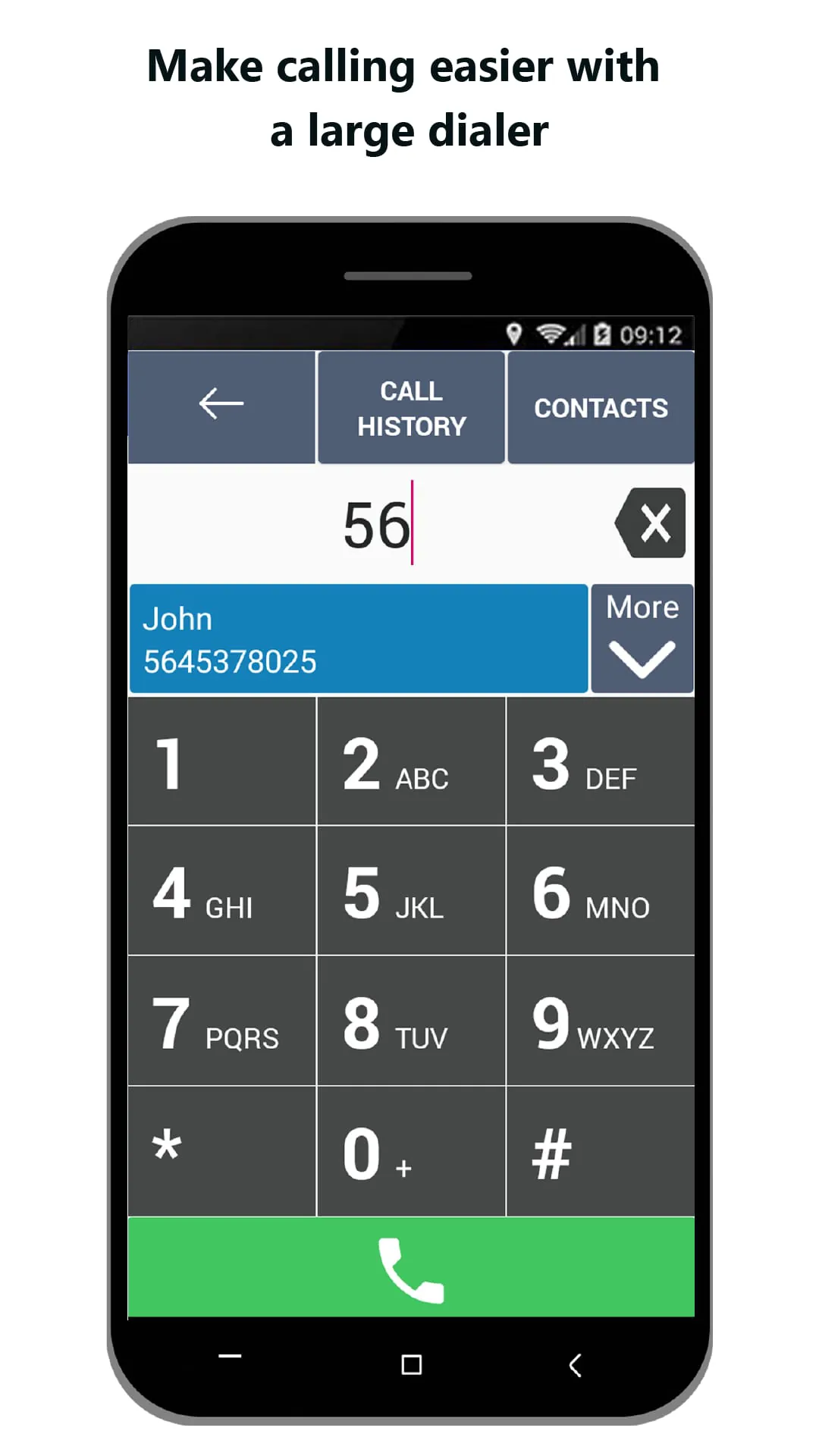 Senior Safety Phone - Big Icon