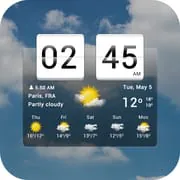 Sense Flip Clock & Weather