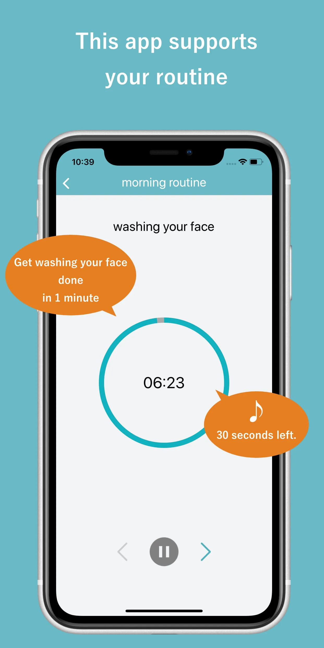 Routine Timer -managing tasks-