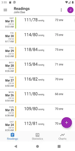 BP Journal: Blood Pressure Log