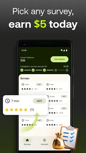 Five Surveys - Earn Money Fast