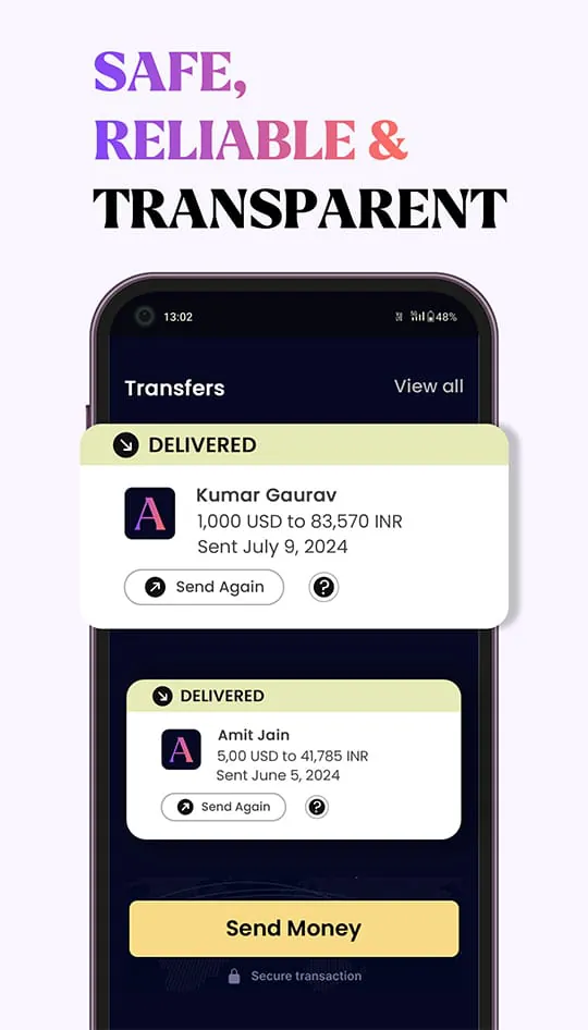 Abound: Send Money to India