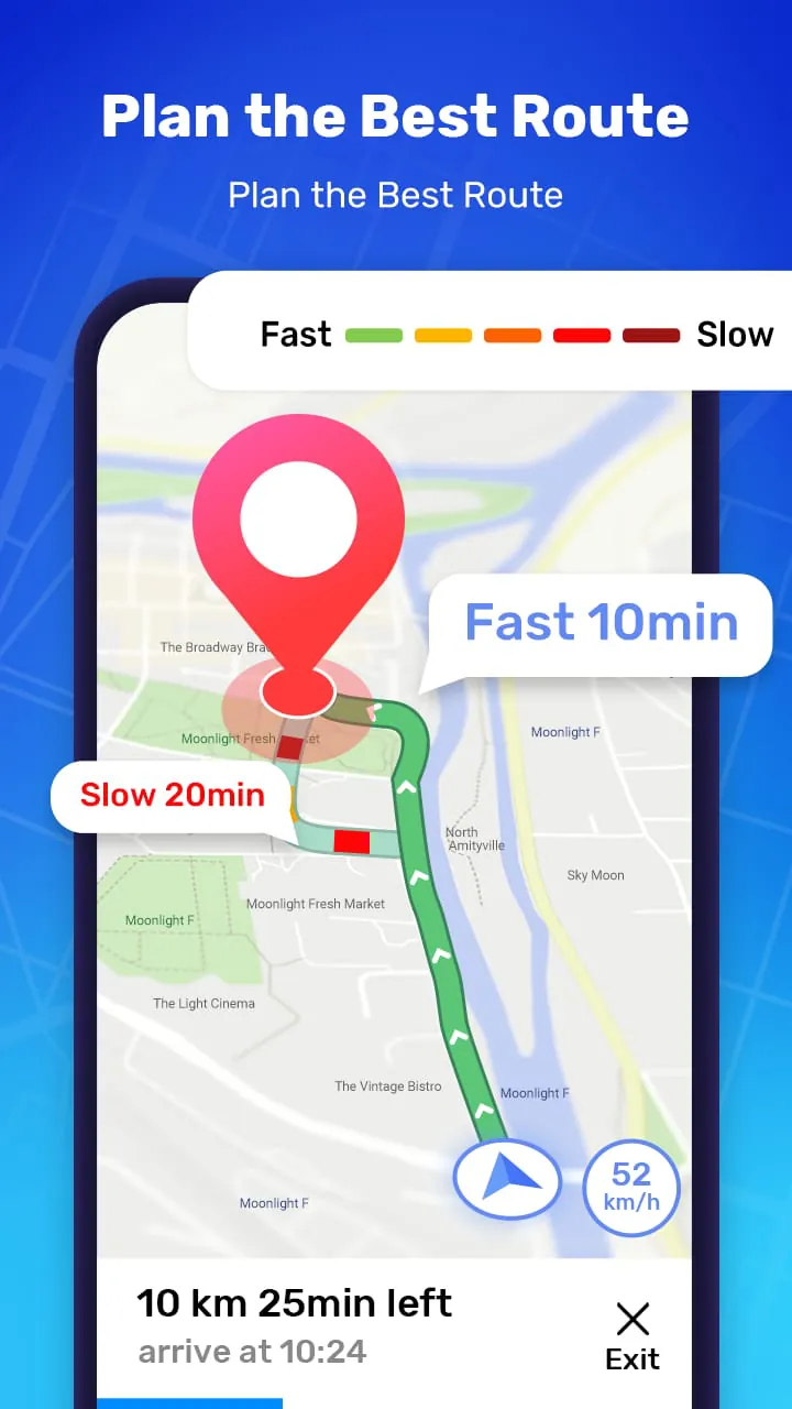 GPS Navigation Route Finder