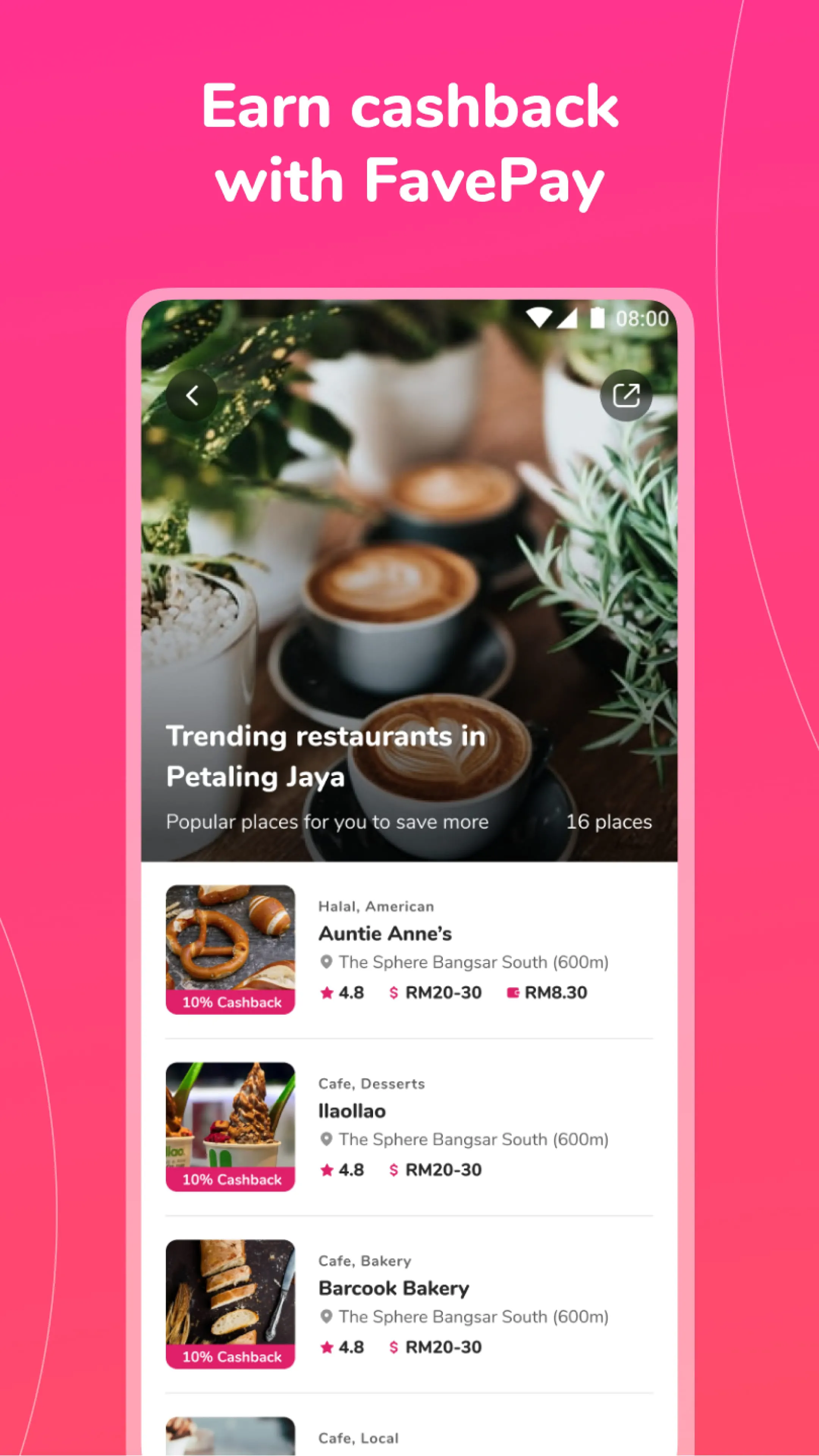 Fave - Cashback & Savings