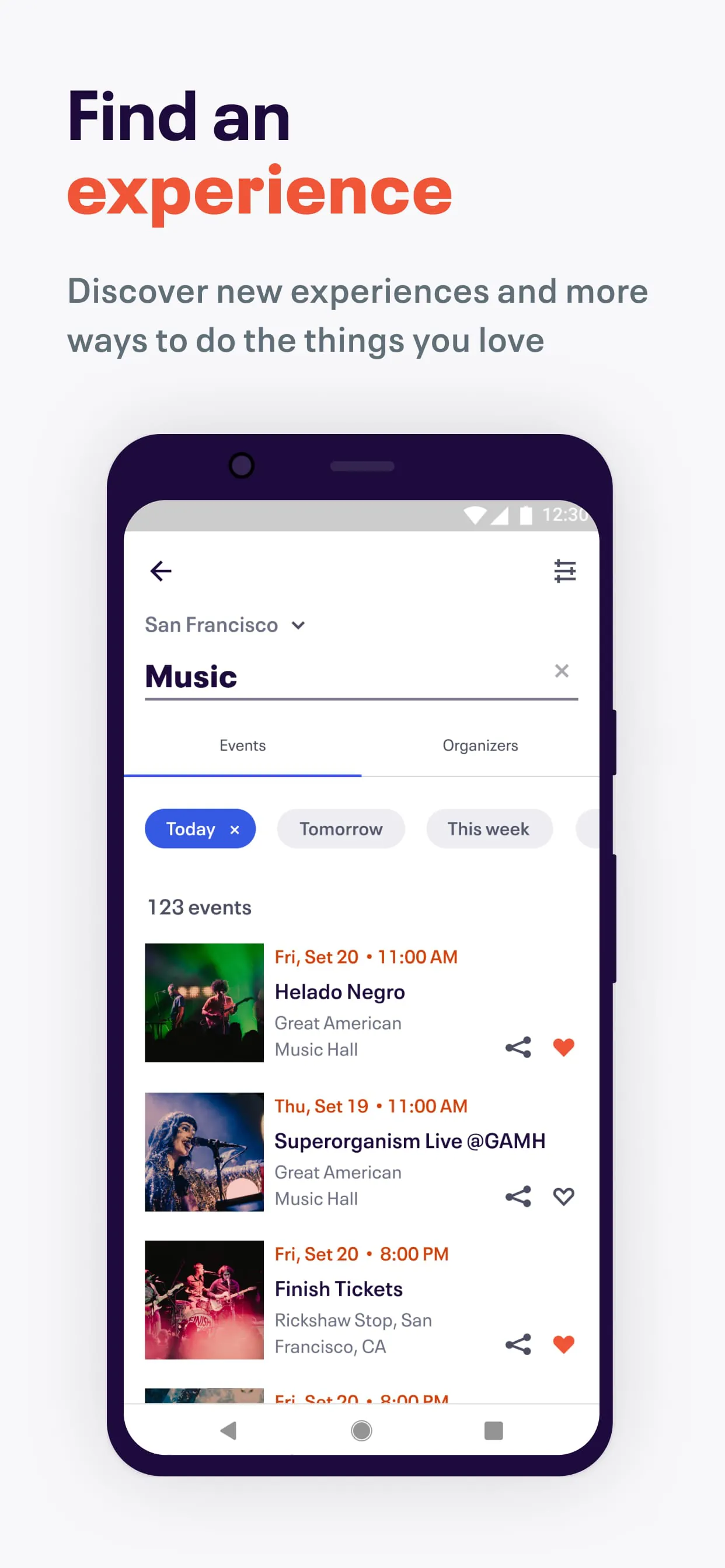 Eventbrite – Discover events