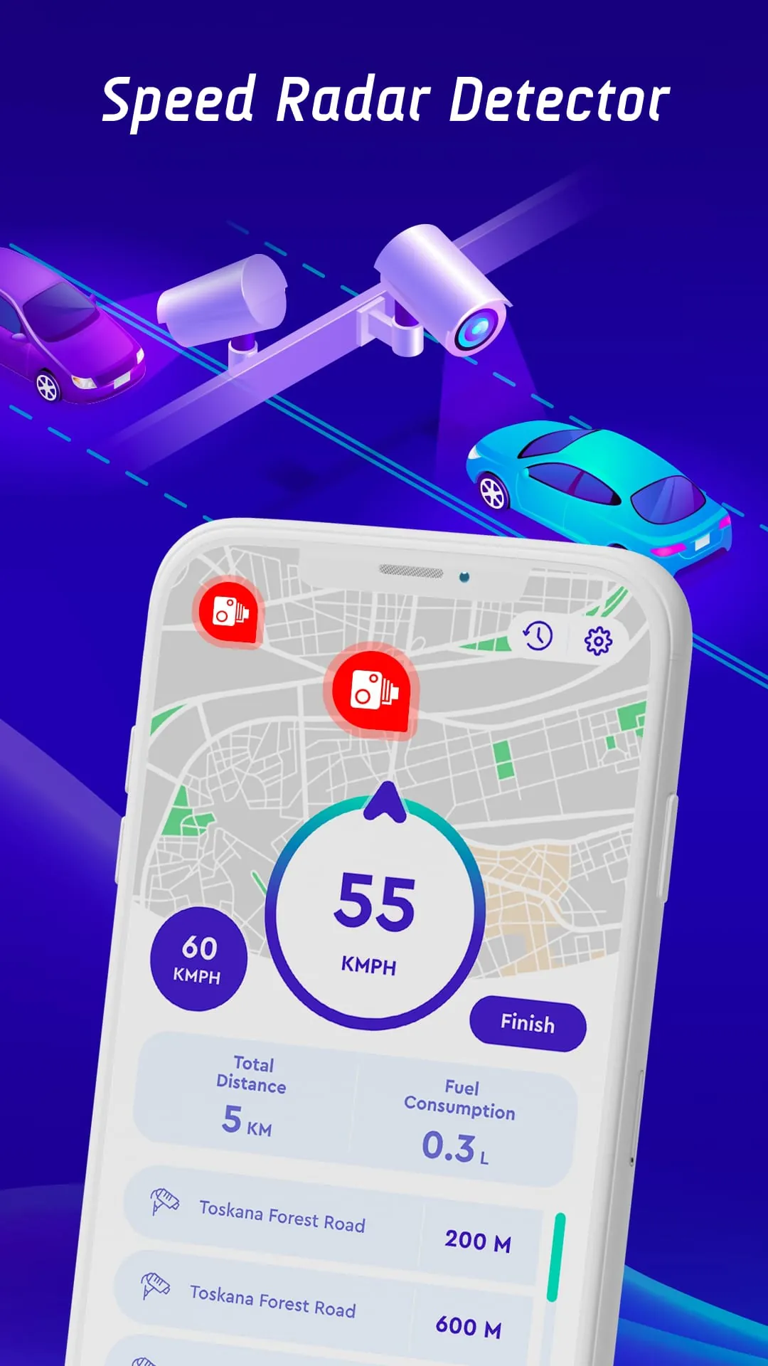 Offline Maps, GPS, Speedometer