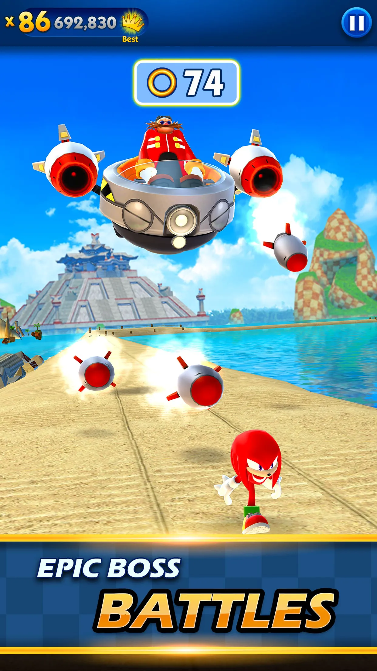 Sonic Dash Endless Runner Game