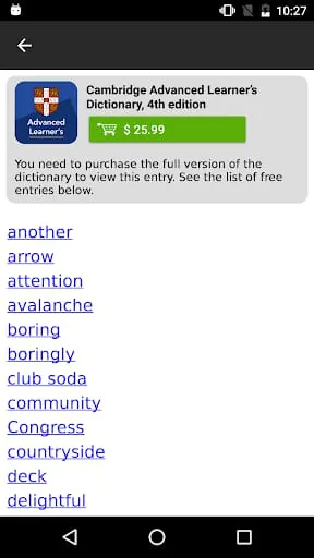 Cambridge English Dictionary
