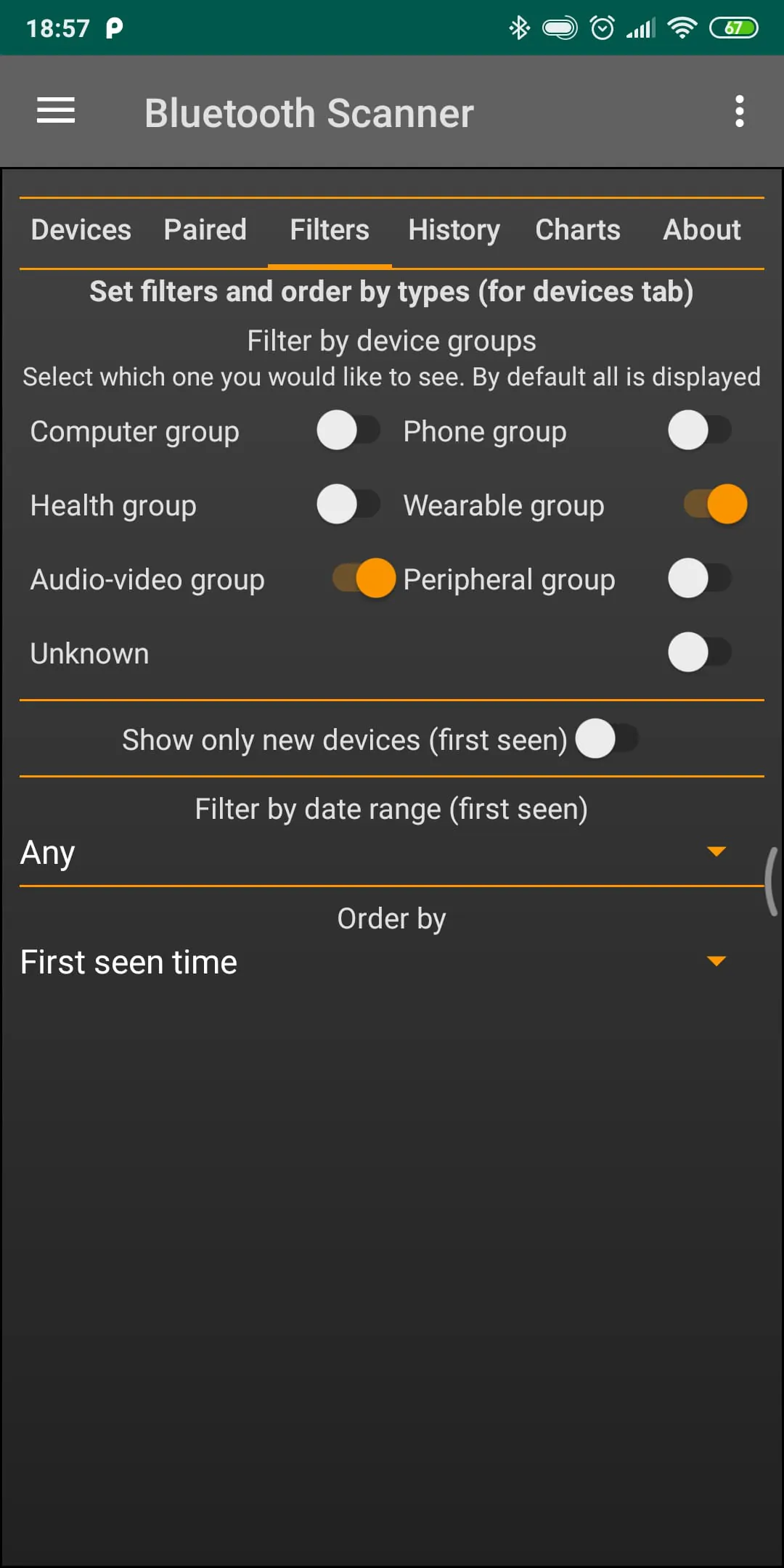 Bluetooth Finder, Scanner Pair