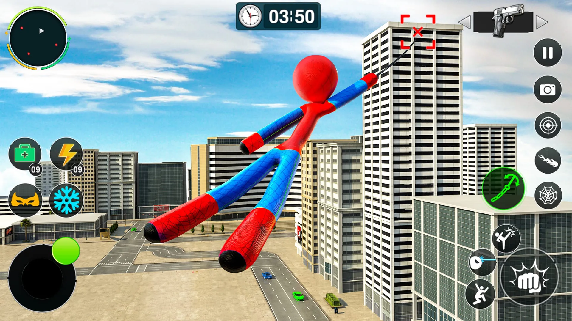 Spider Rope Fight Adventure