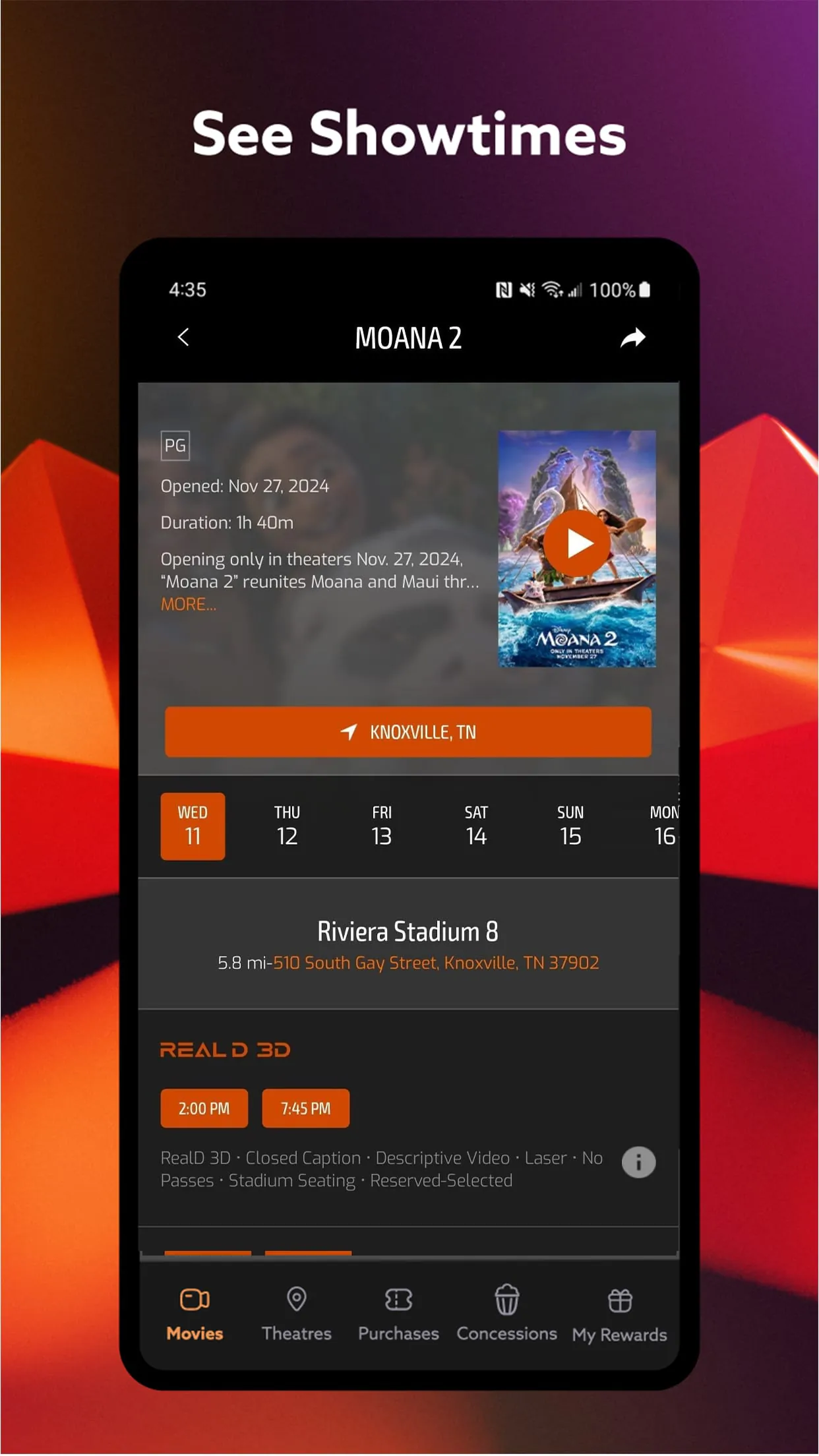 Regal: Tickets and Showtimes