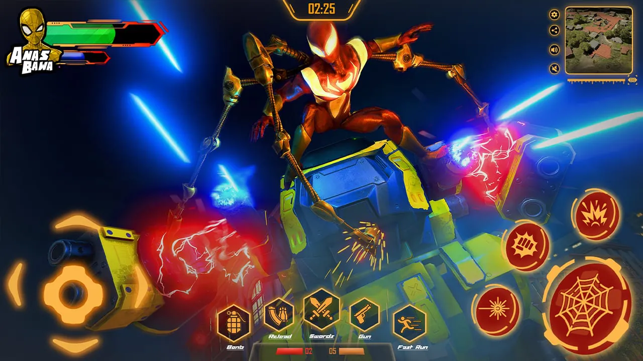 Iron Super Hero - Spider Games