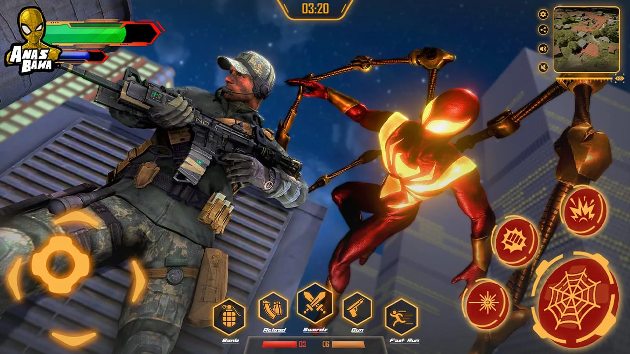 Iron Super Hero - Spider Games