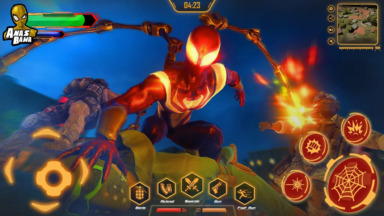 Iron Super Hero - Spider Games