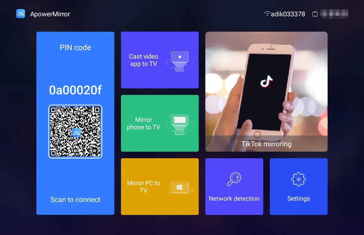 ApowerMirror-TV Screen Sharing