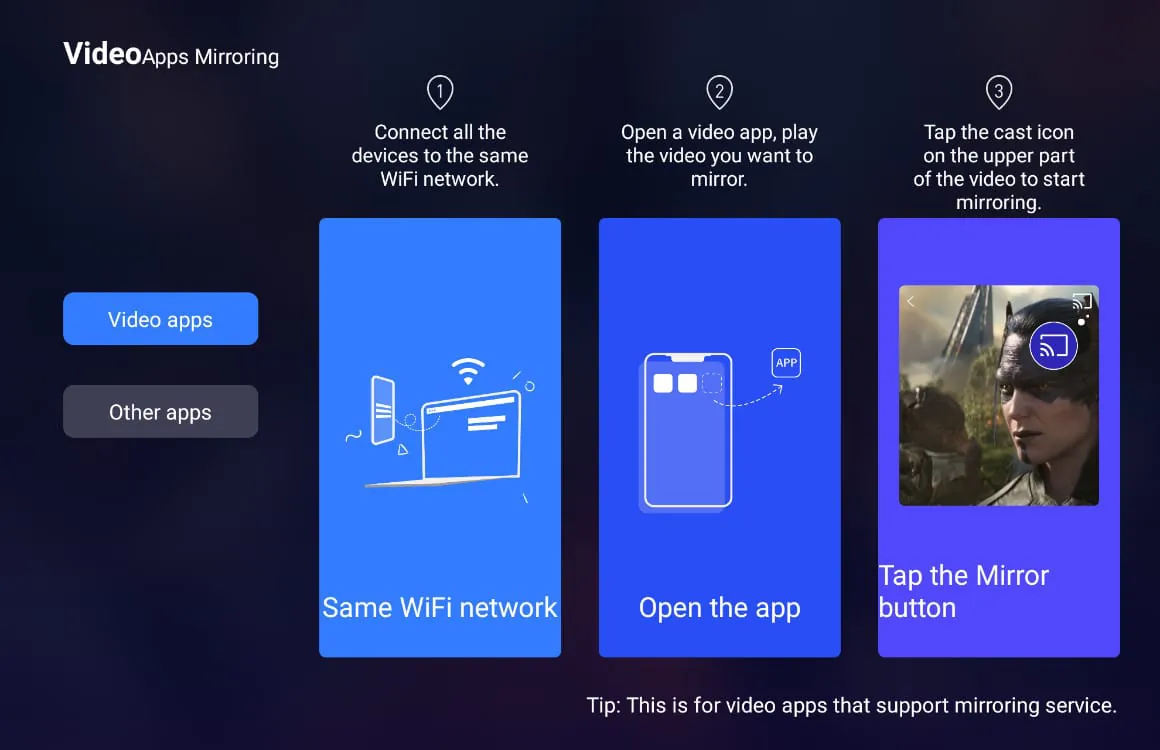 ApowerMirror-TV Screen Sharing