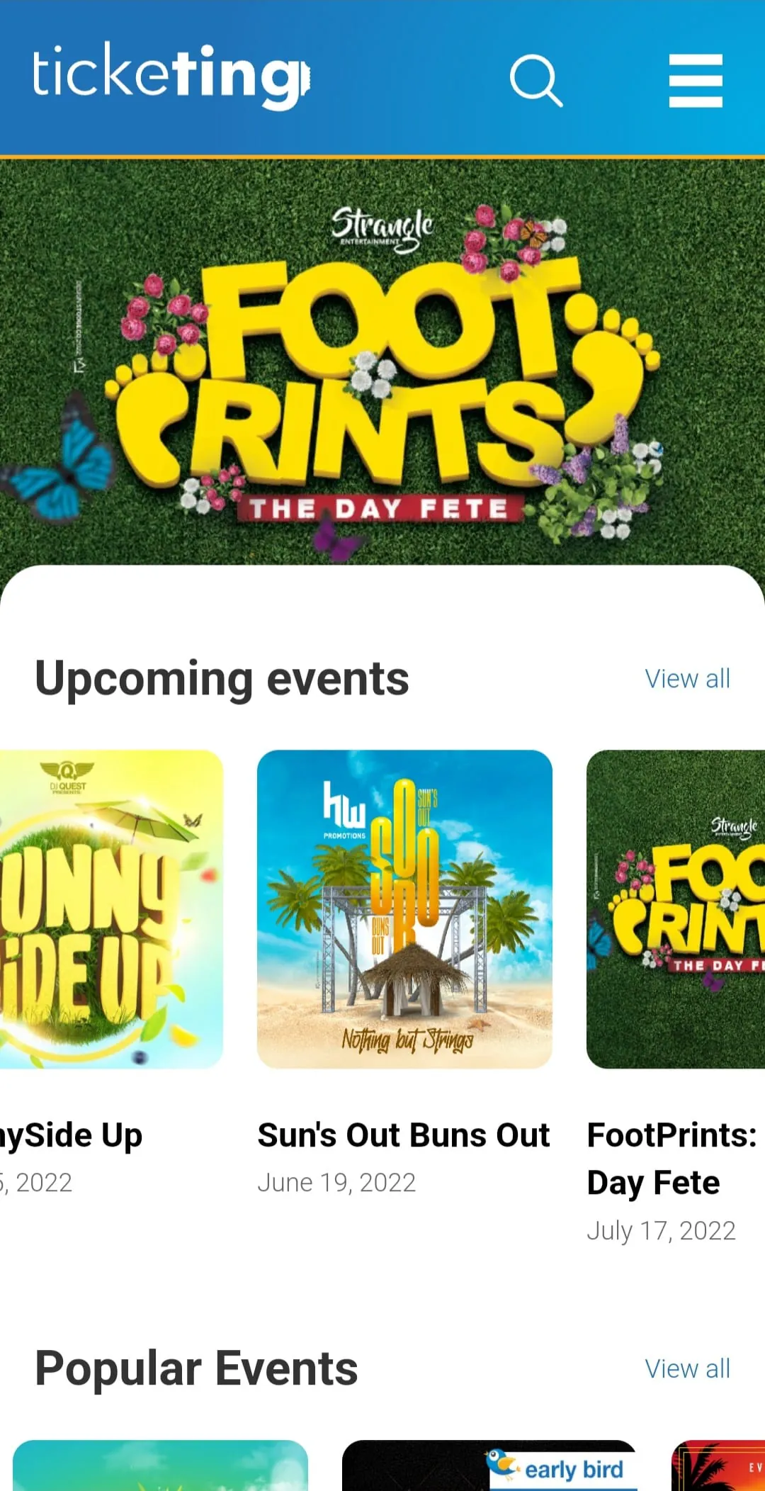 TickeTing Events