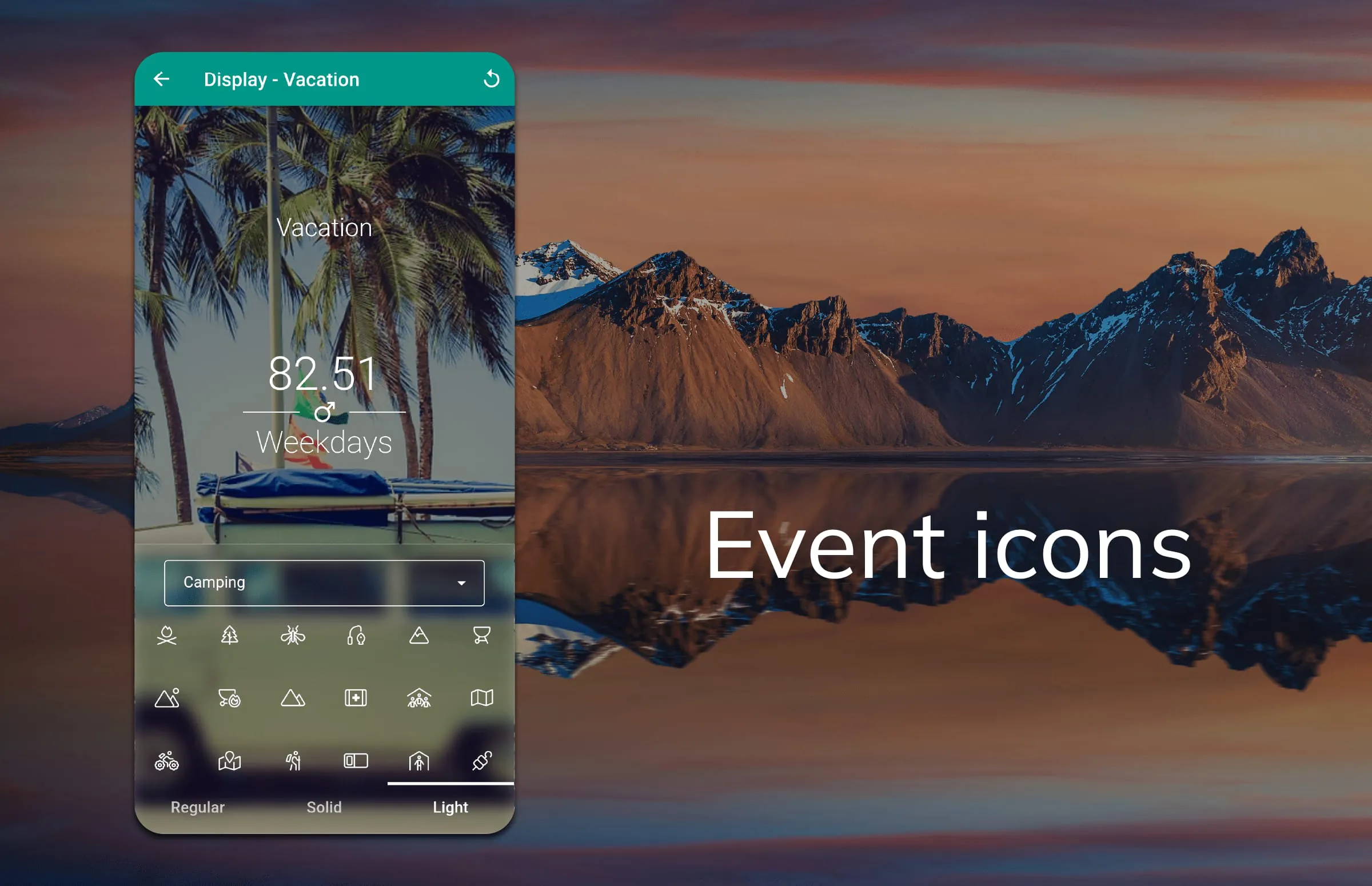 Countdown Time - Event Widget