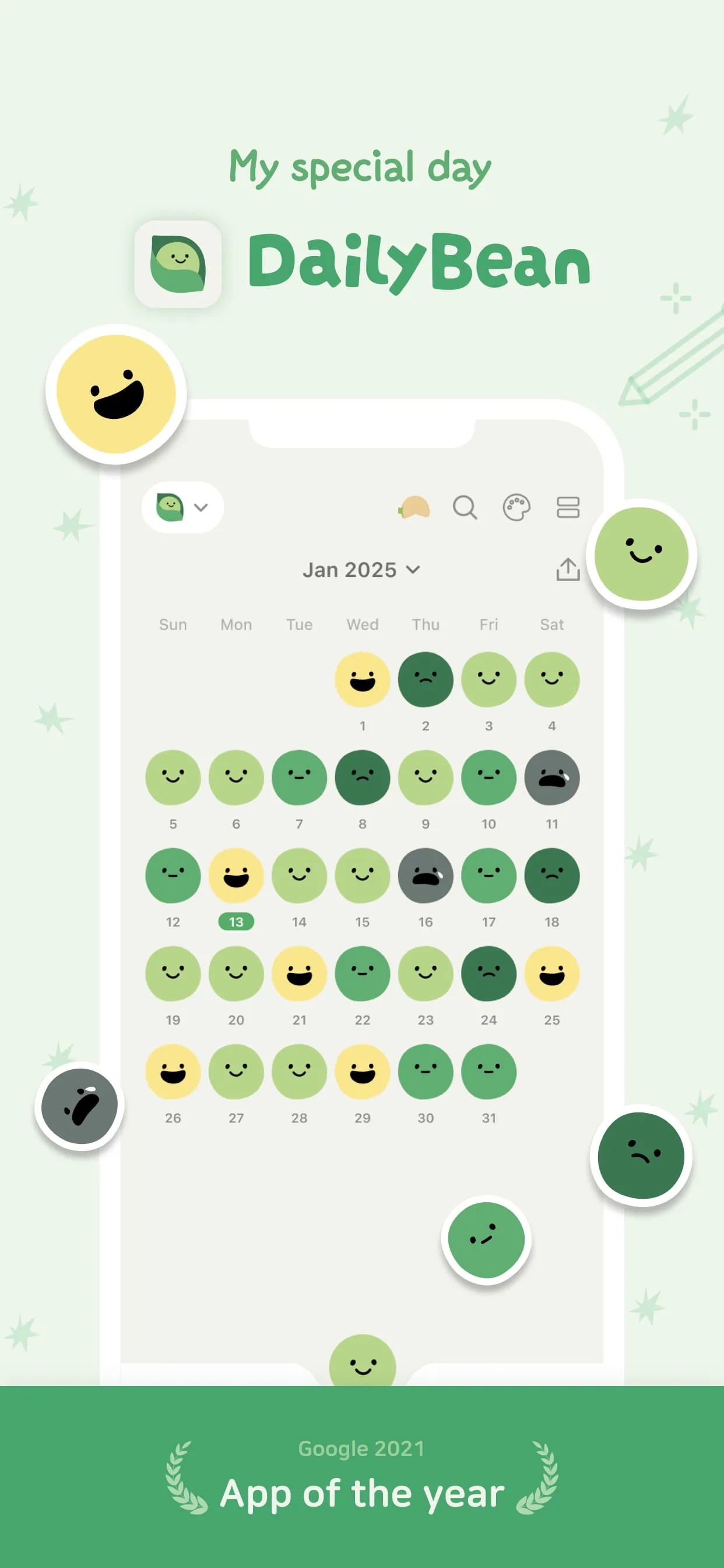 DailyBean: Simplest Journal