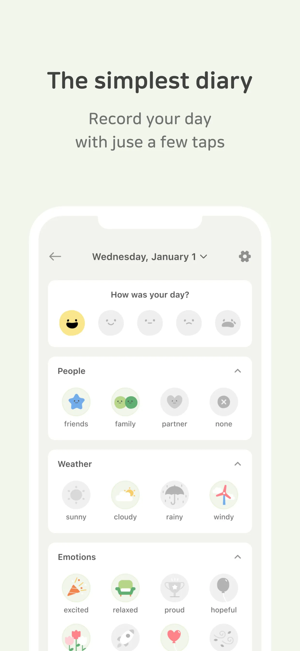 DailyBean: Simplest Journal