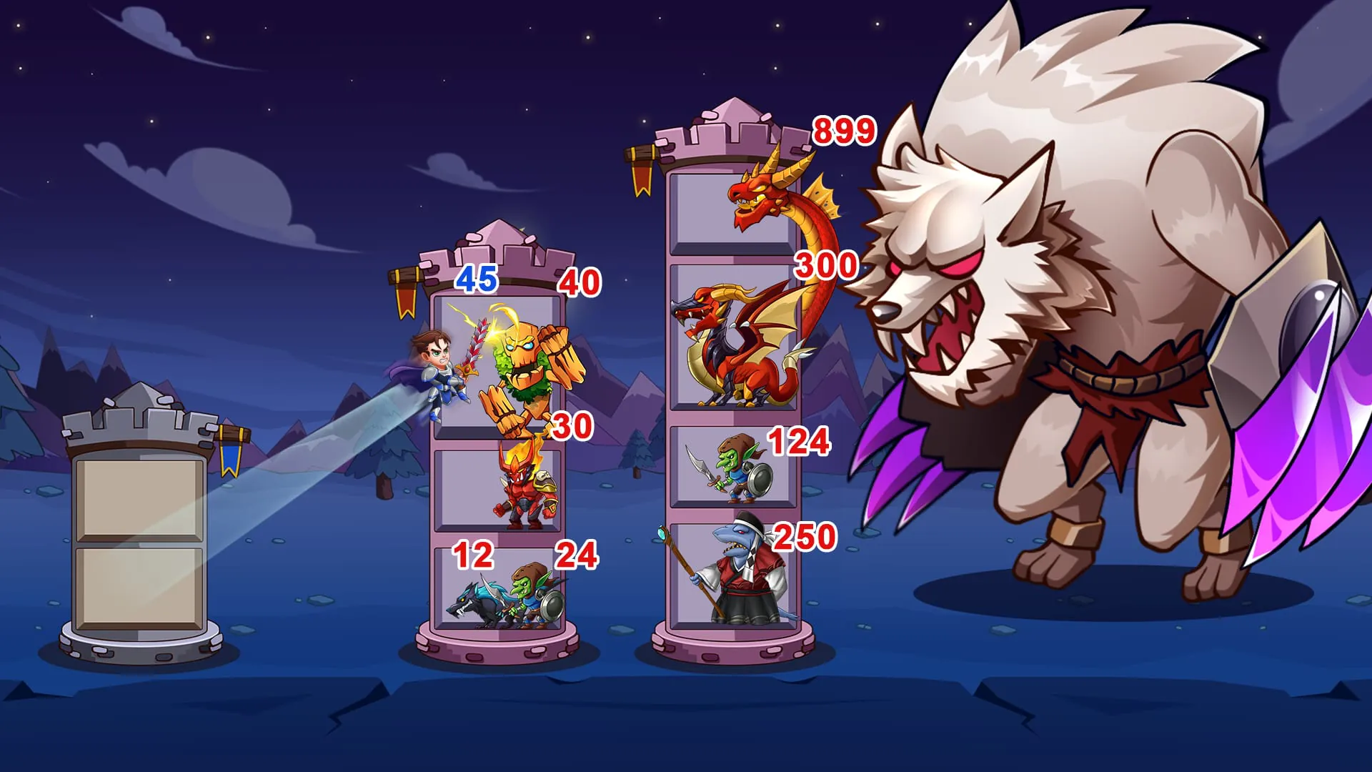 Hero Tower Wars - Merge Puzzle