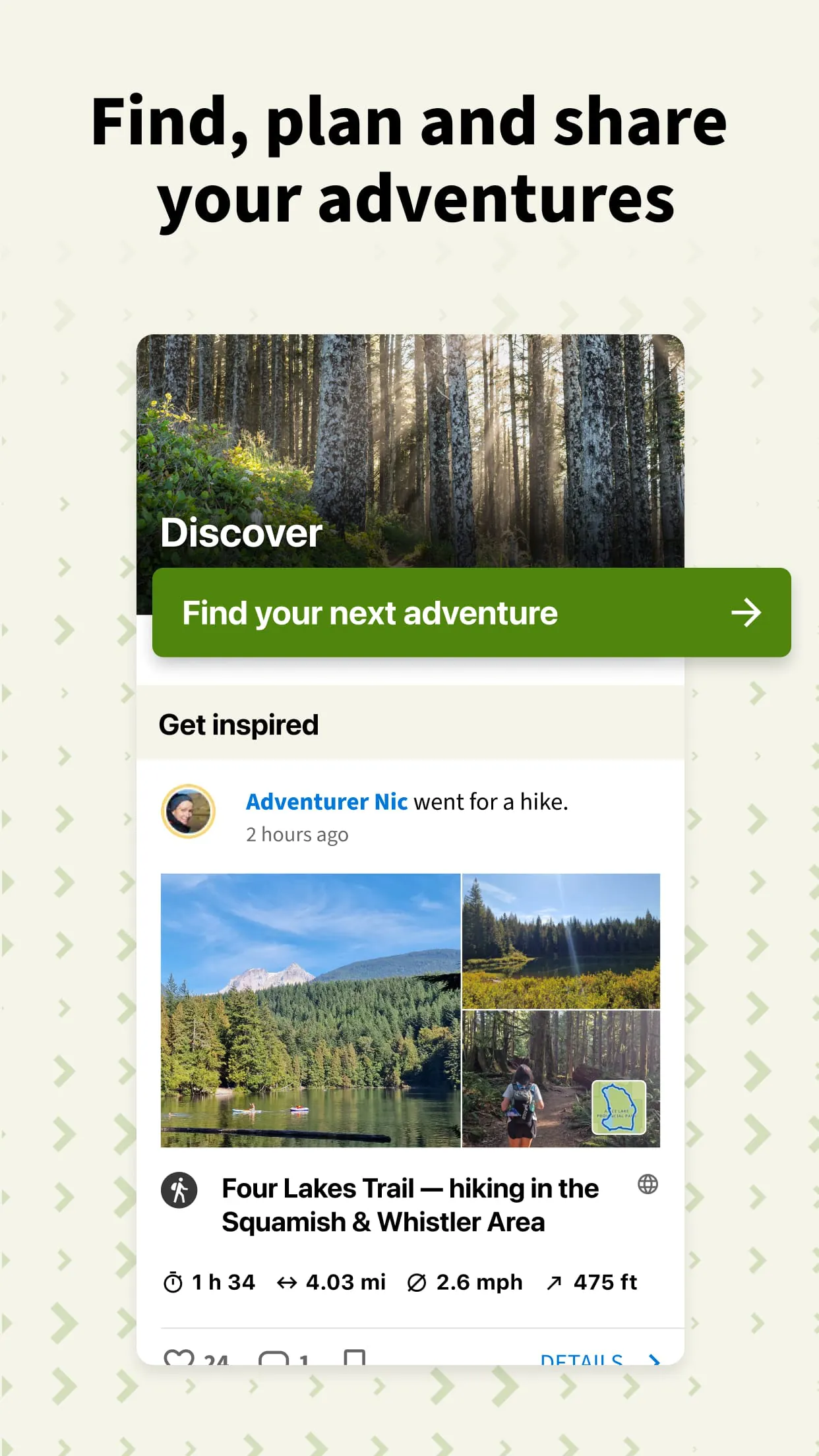 komoot - hike, bike & run