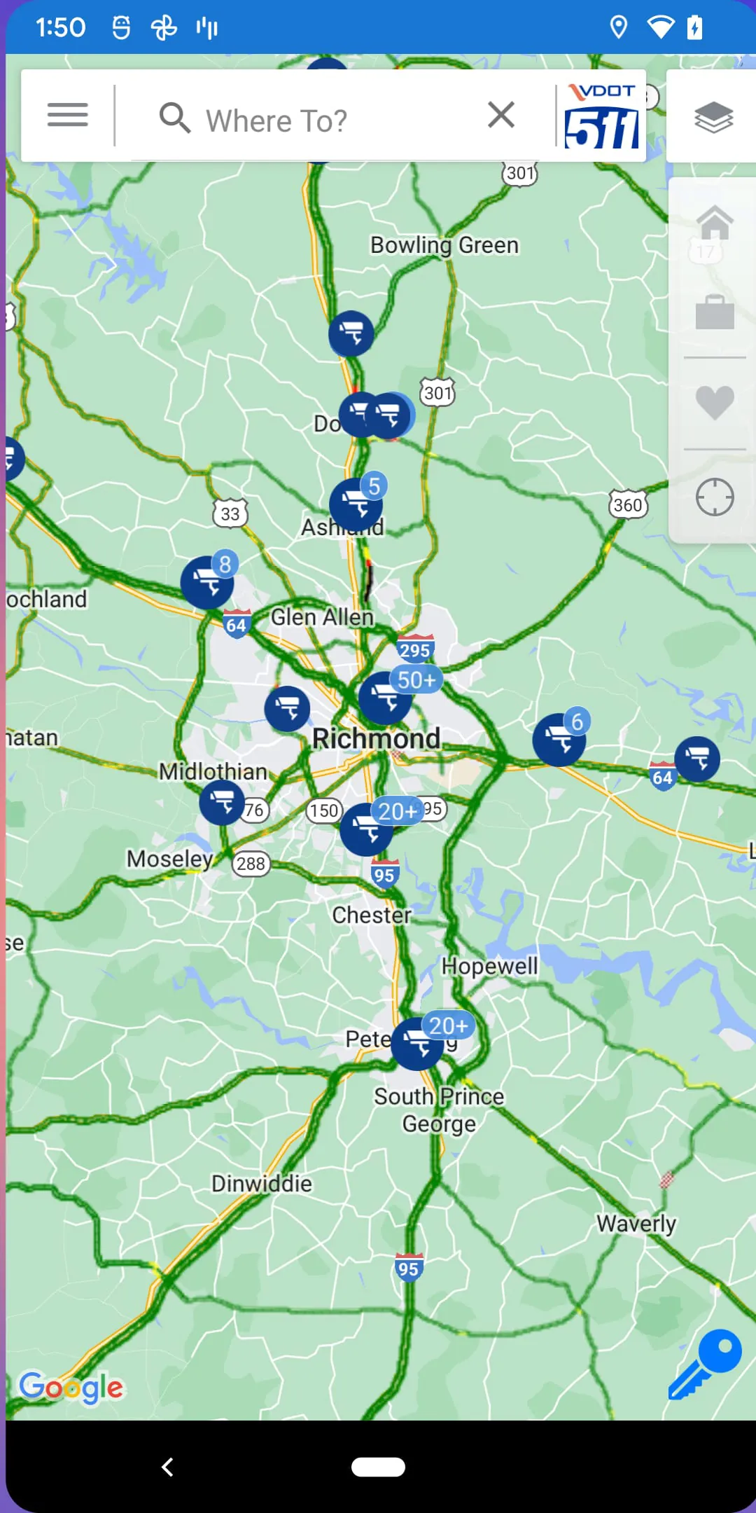 VDOT 511 Virginia Traffic