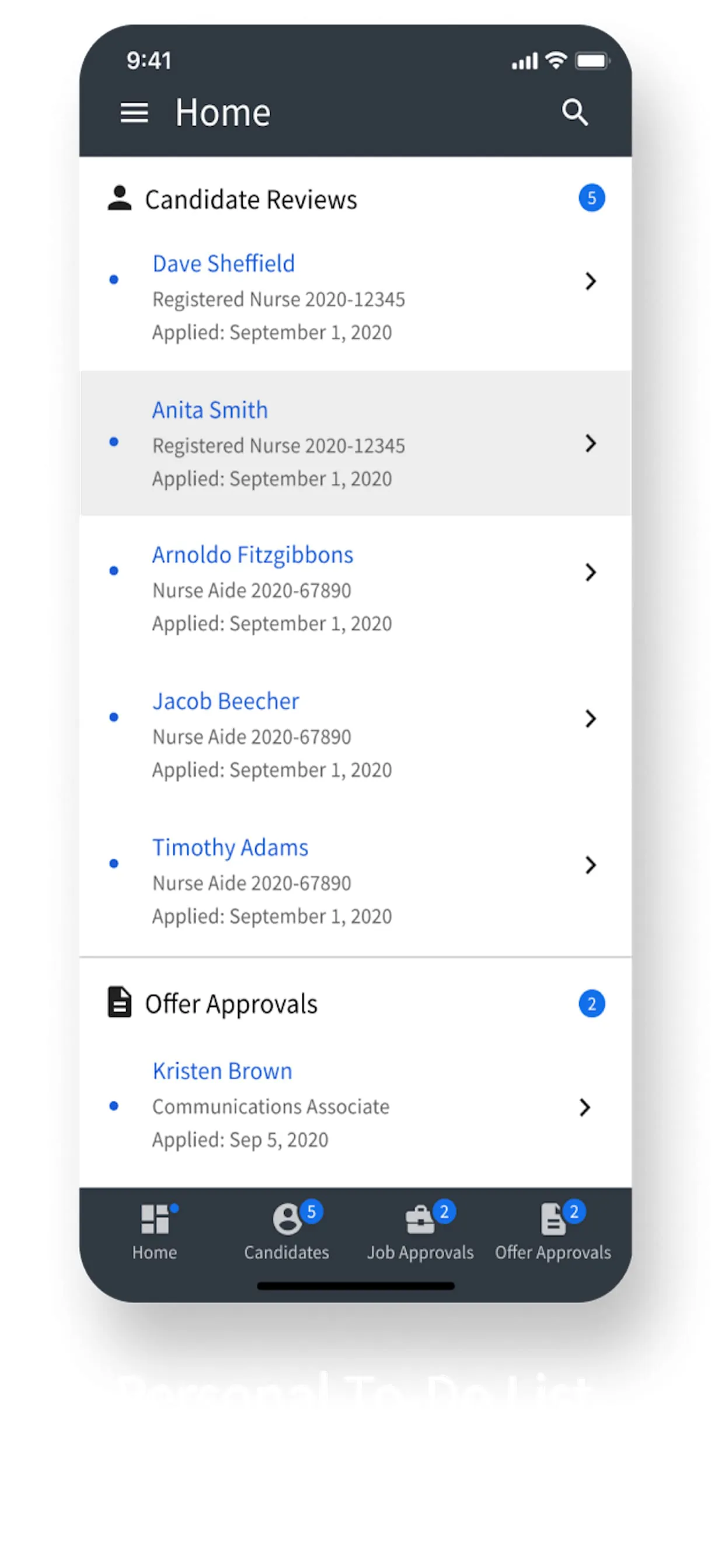 iCIMS Mobile Hiring Manager