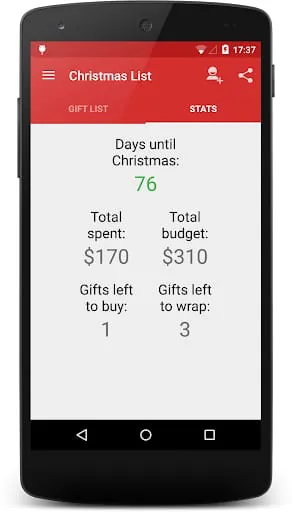 Christmas Gift List