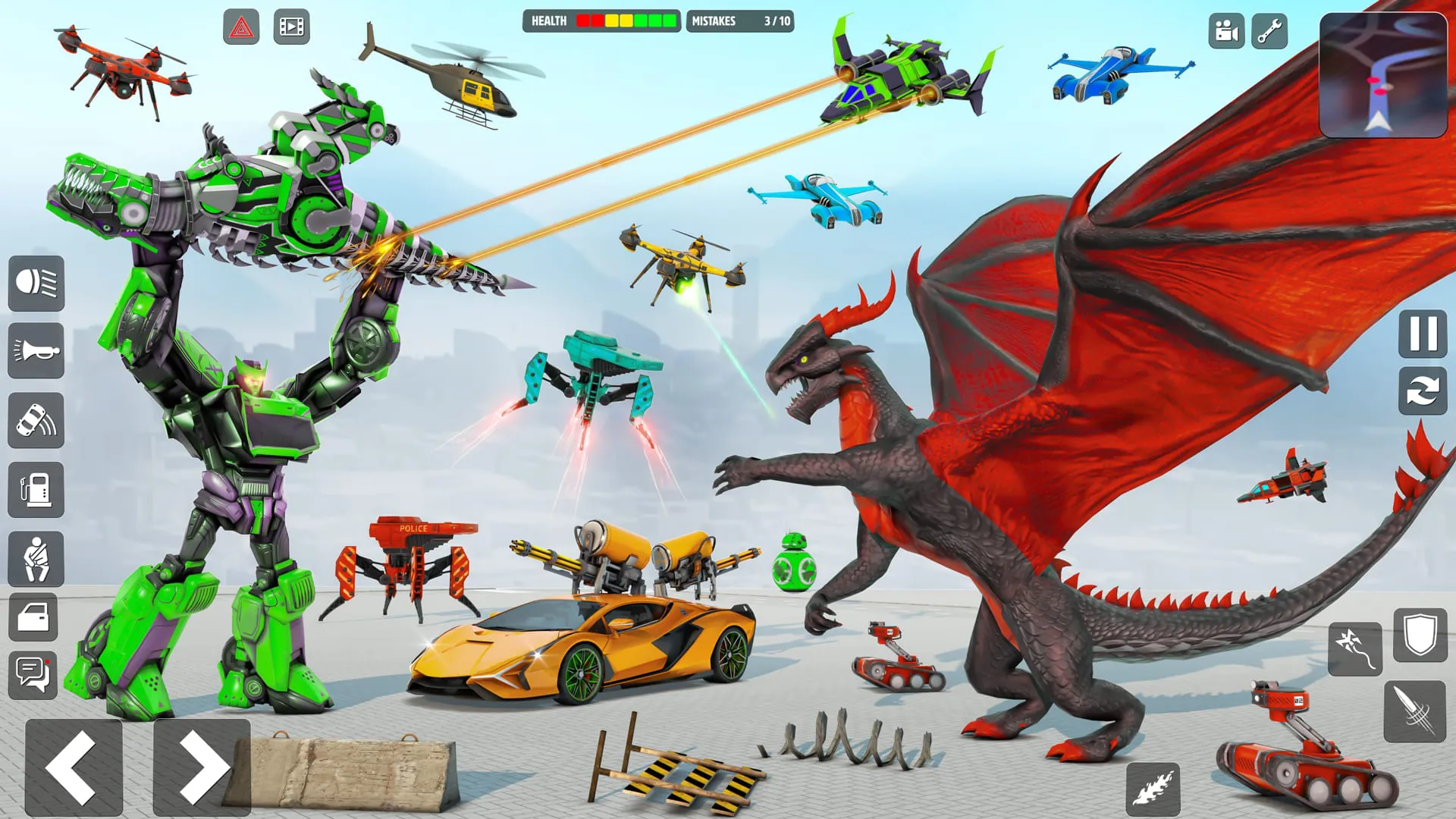 Robot War Robot Transform Game