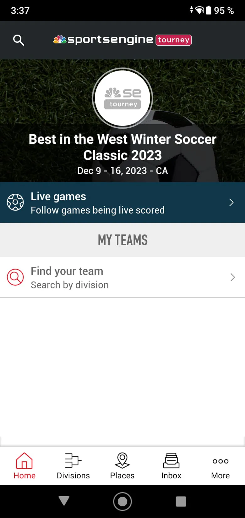 SportsEngine Tourney