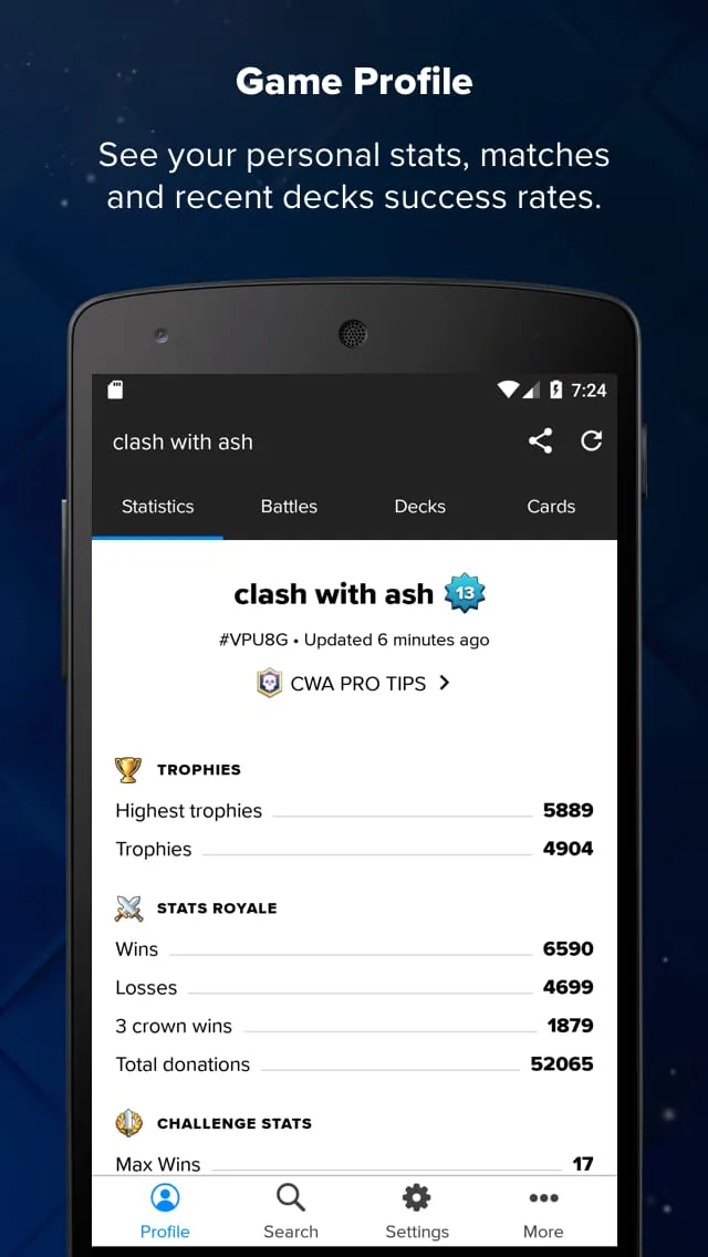 Stats Royale for Clash Royale