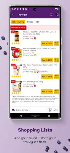 Ocado: supermarket shopping