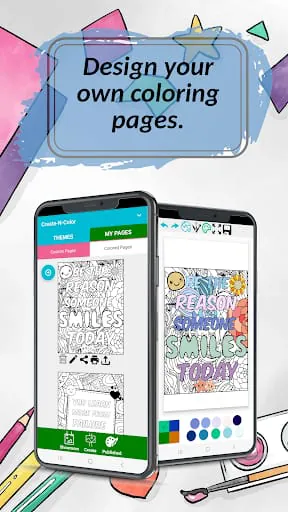 Create-N-Color Coloring Book