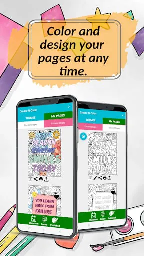 Create-N-Color Coloring Book