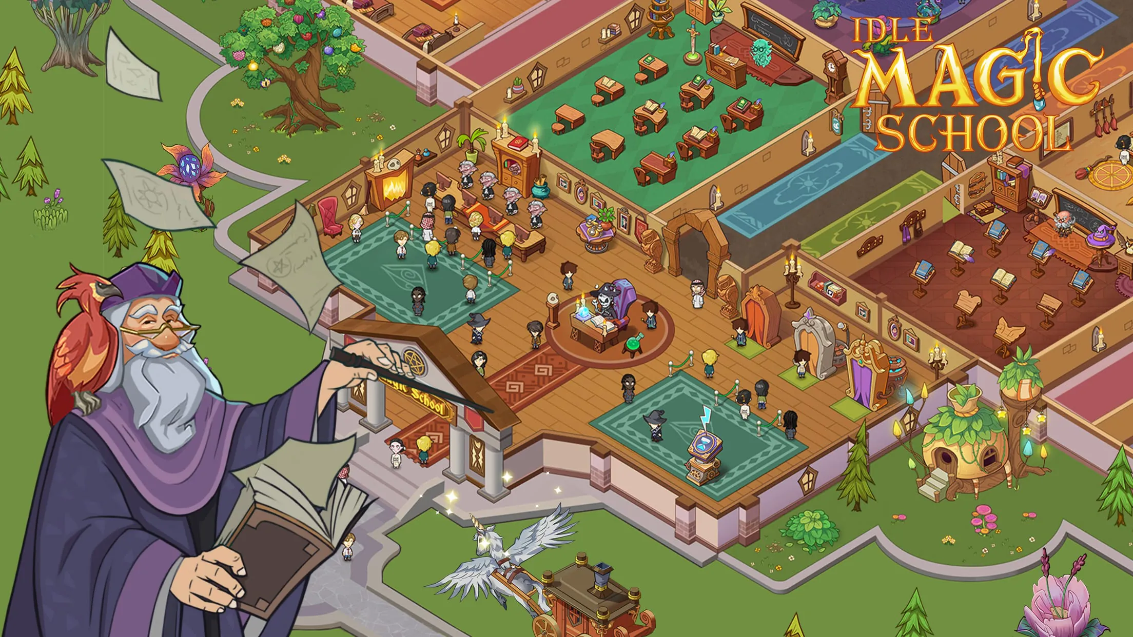 Idle Magic School