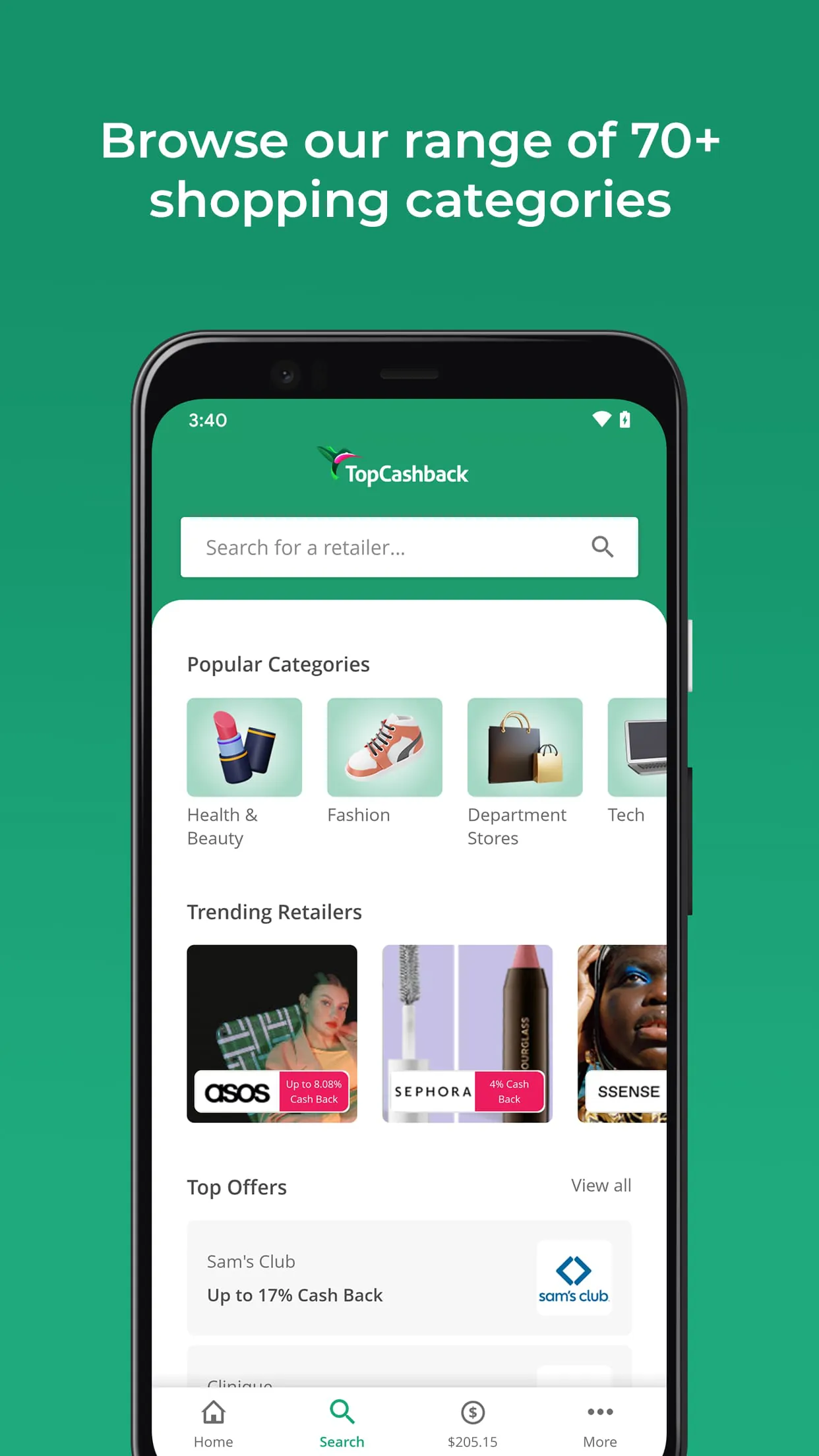 TopCashback: Cash back & Deals