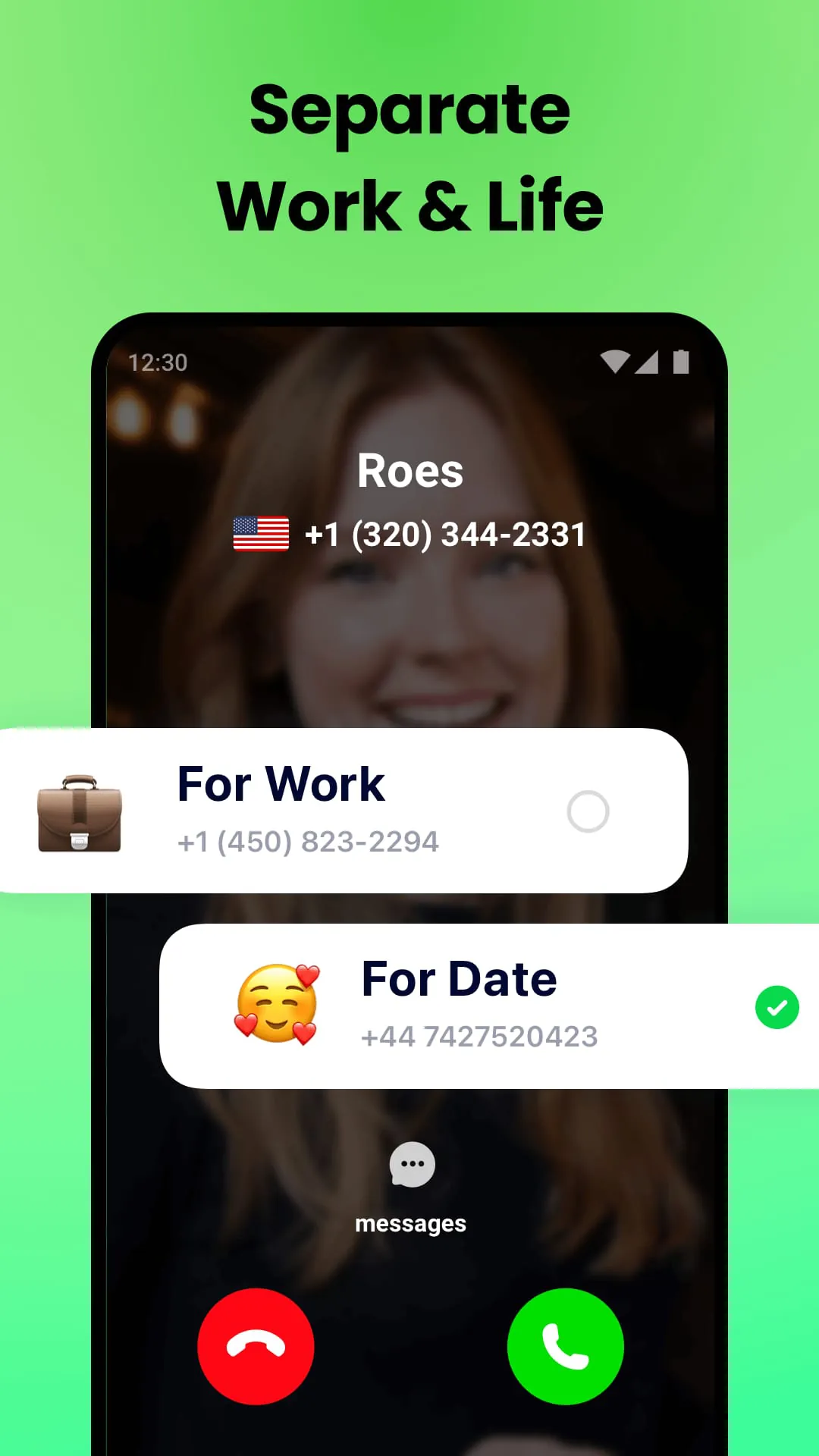 JusTalk 2nd Phone Number