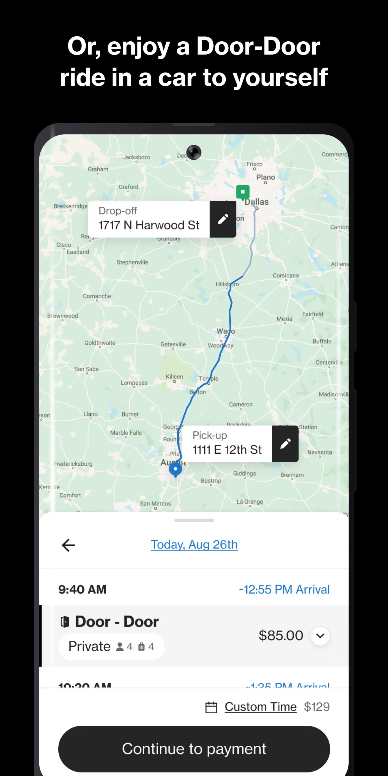 Hitch - Rides between Cities
