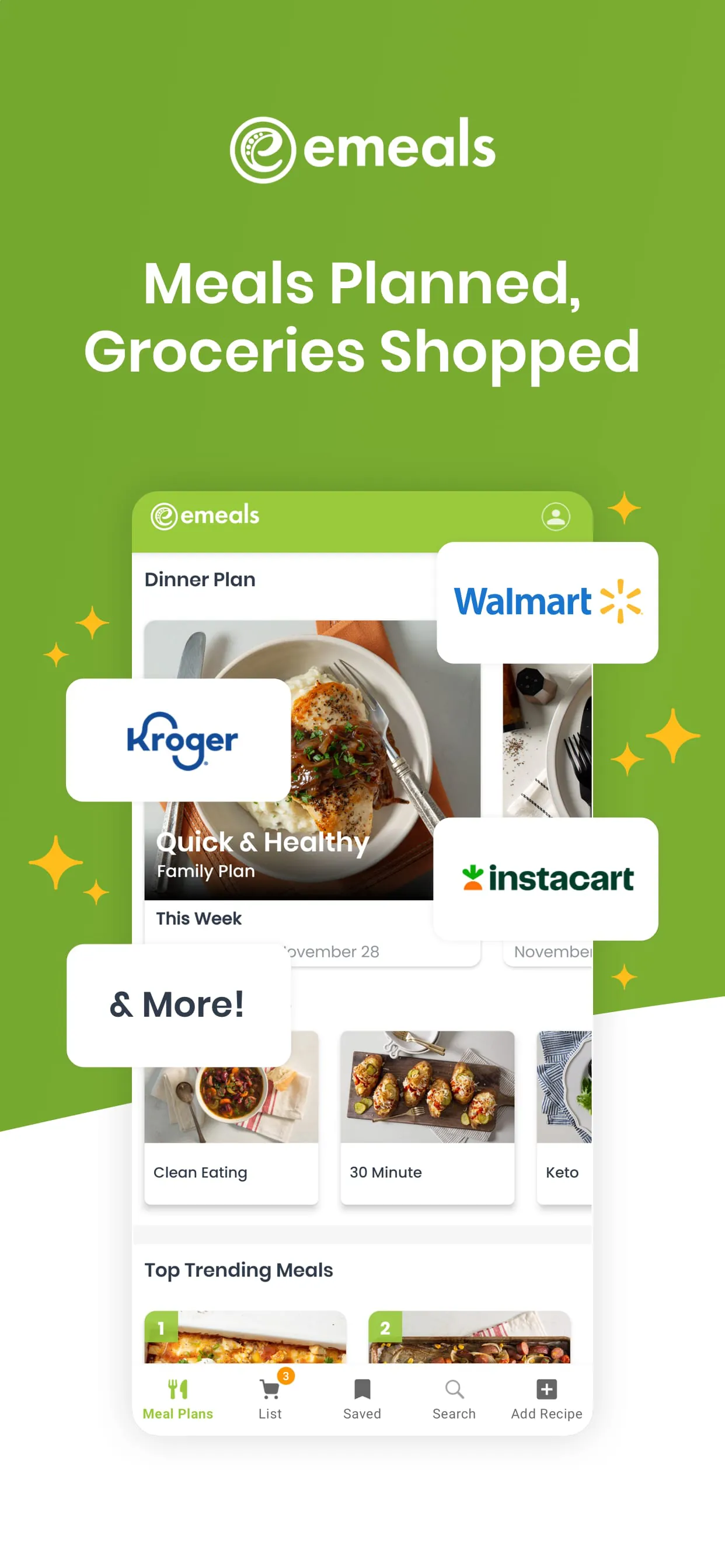 eMeals - Meal Planning Recipes