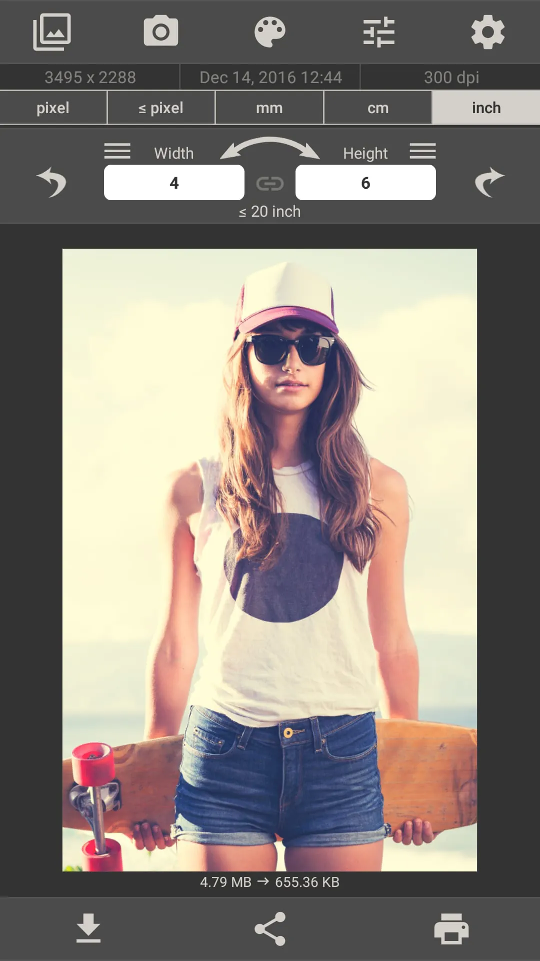 Image Size - Photo Resizer