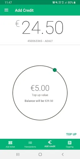 Leap Top-up