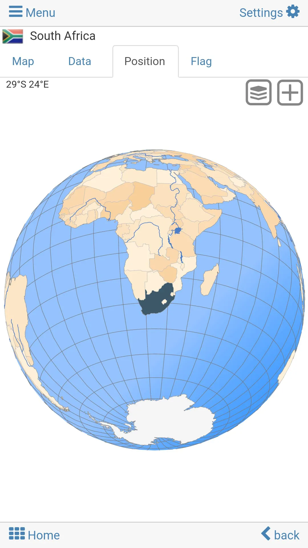 World atlas & world map MxGeo