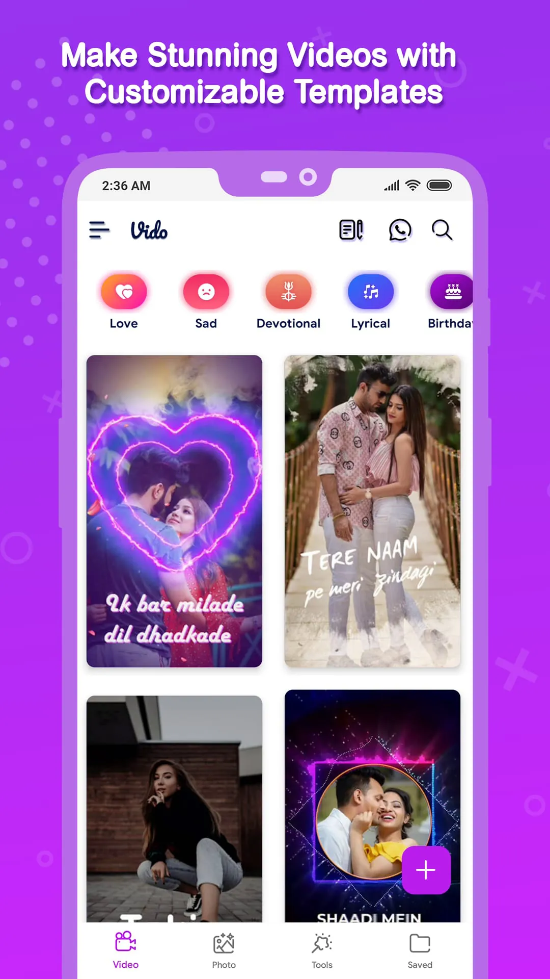 Vido : Video Status Maker