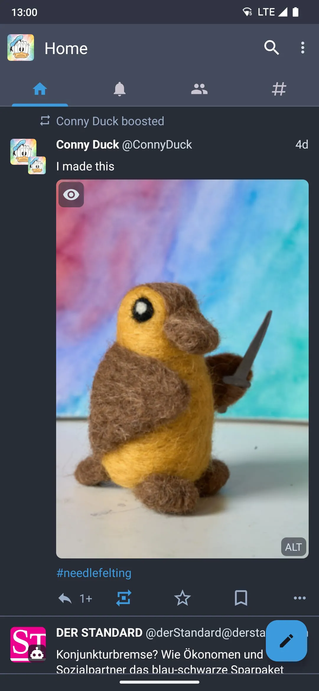 Tusky for Mastodon