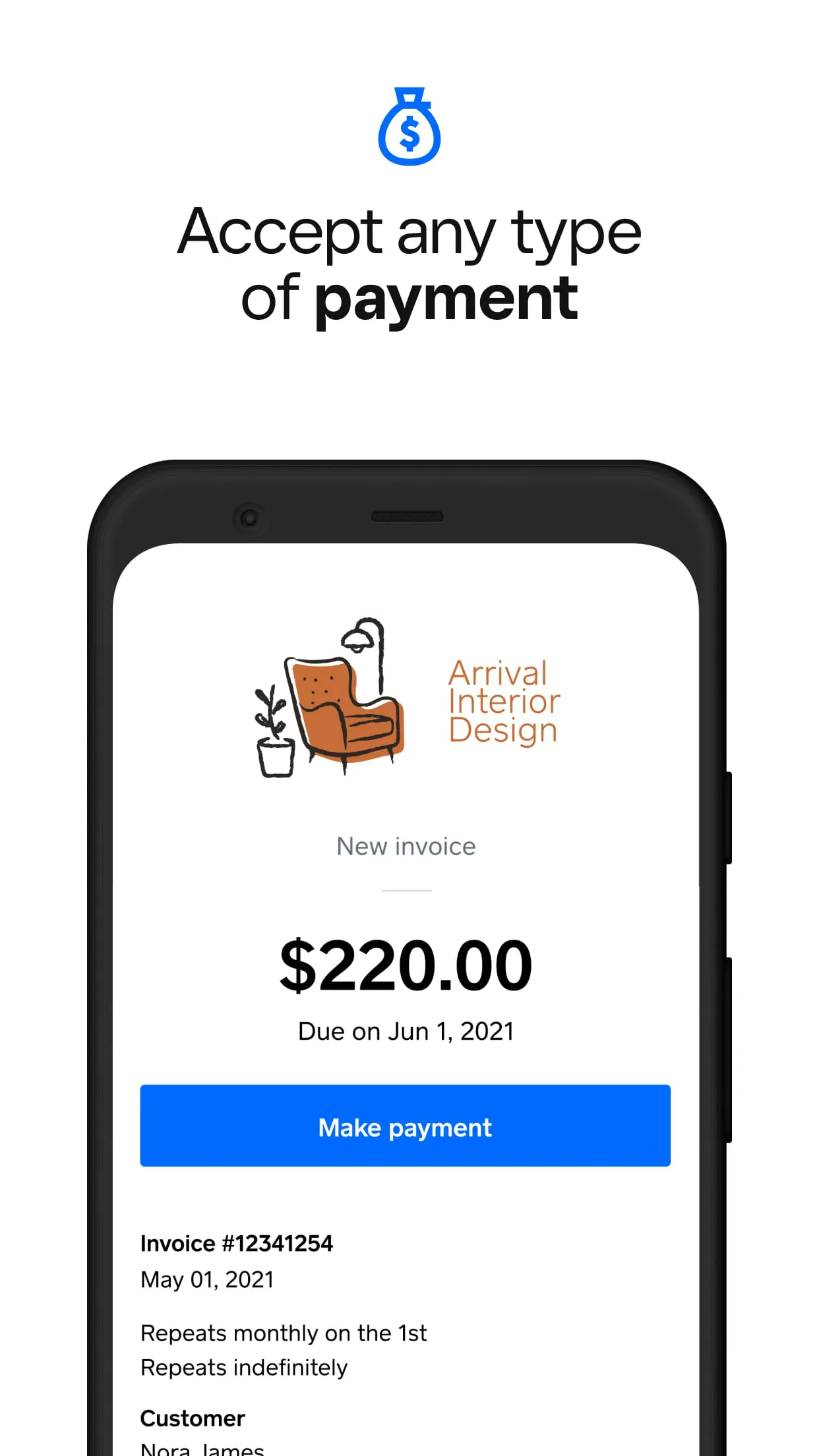 Square Invoices: Invoice Maker